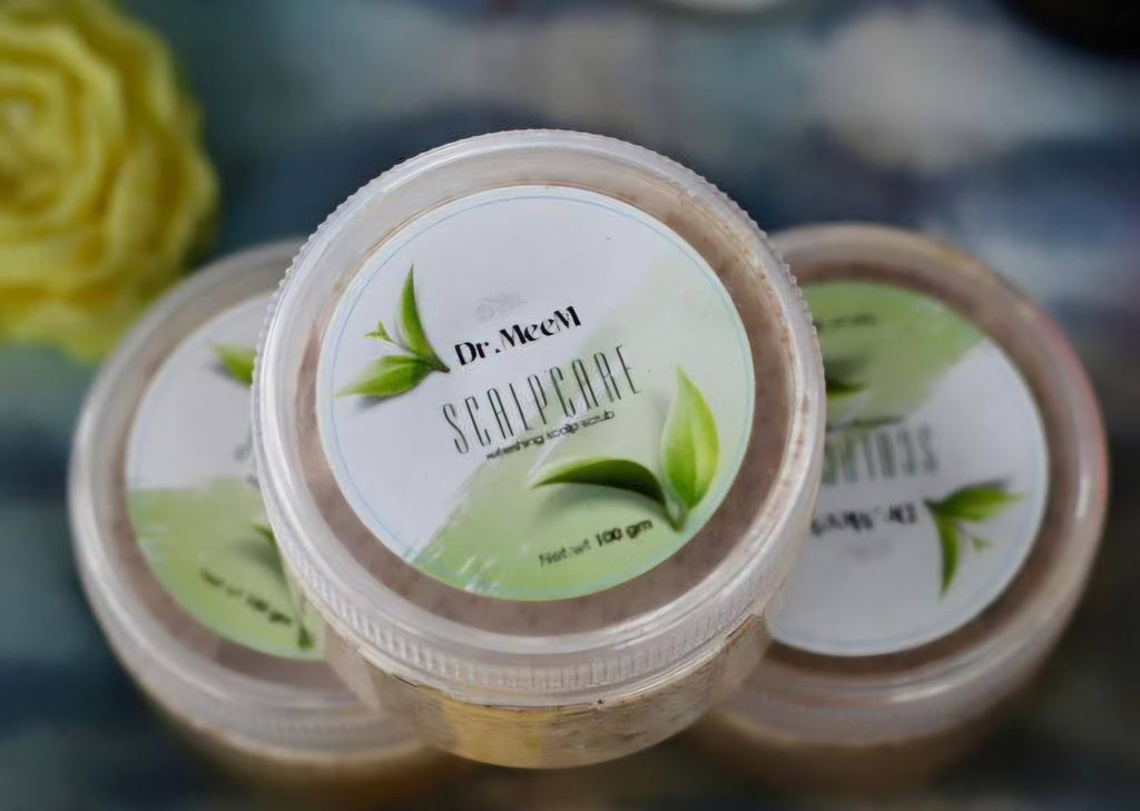 مقشر للقشرة والصدفية (زيت شجرة الشاي)